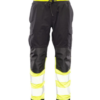 SEVEN KINGS FLASH JOGGER SPODNIE SKF03Y CZARNY/ŻÓŁTY KAT II
