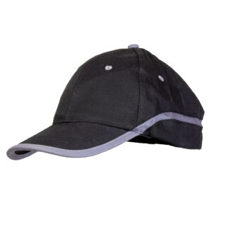 CZAPKA BASEBALL CZARNO-STALOWA