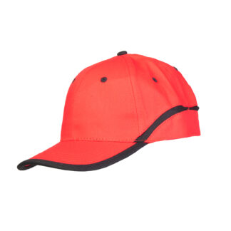 CZAPKA BASEBALL CZERWONO-CZARNA