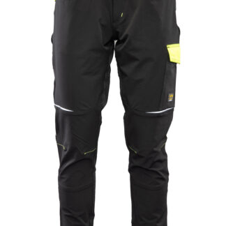 SEVEN KINGS RIVAL SPODNIE SOFTSHELL CZARNY/ŻÓŁTY