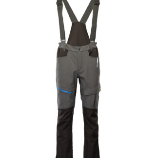SEVEN_KINGS TOPAZ TOPAZ SPODNIE SOFTSHELL OCIEPLANE STAL/CZARNY